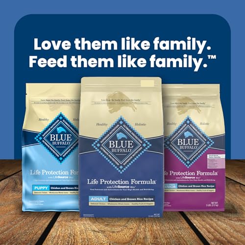 Blue Buffalo Life Protection : portions adaptées pour chiens adultes actifs.