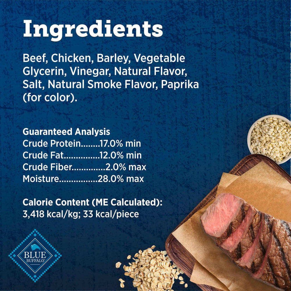 Blue Buffalo True Chews – sans conservateurs artificiels et sans additifs.