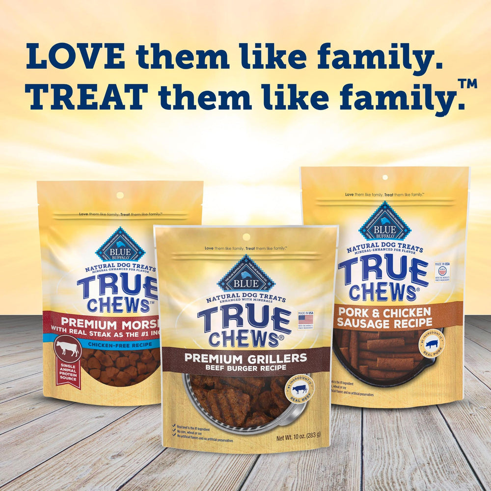 Blue Buffalo True Chews – sans soja, friandise naturelle pour chiens.
