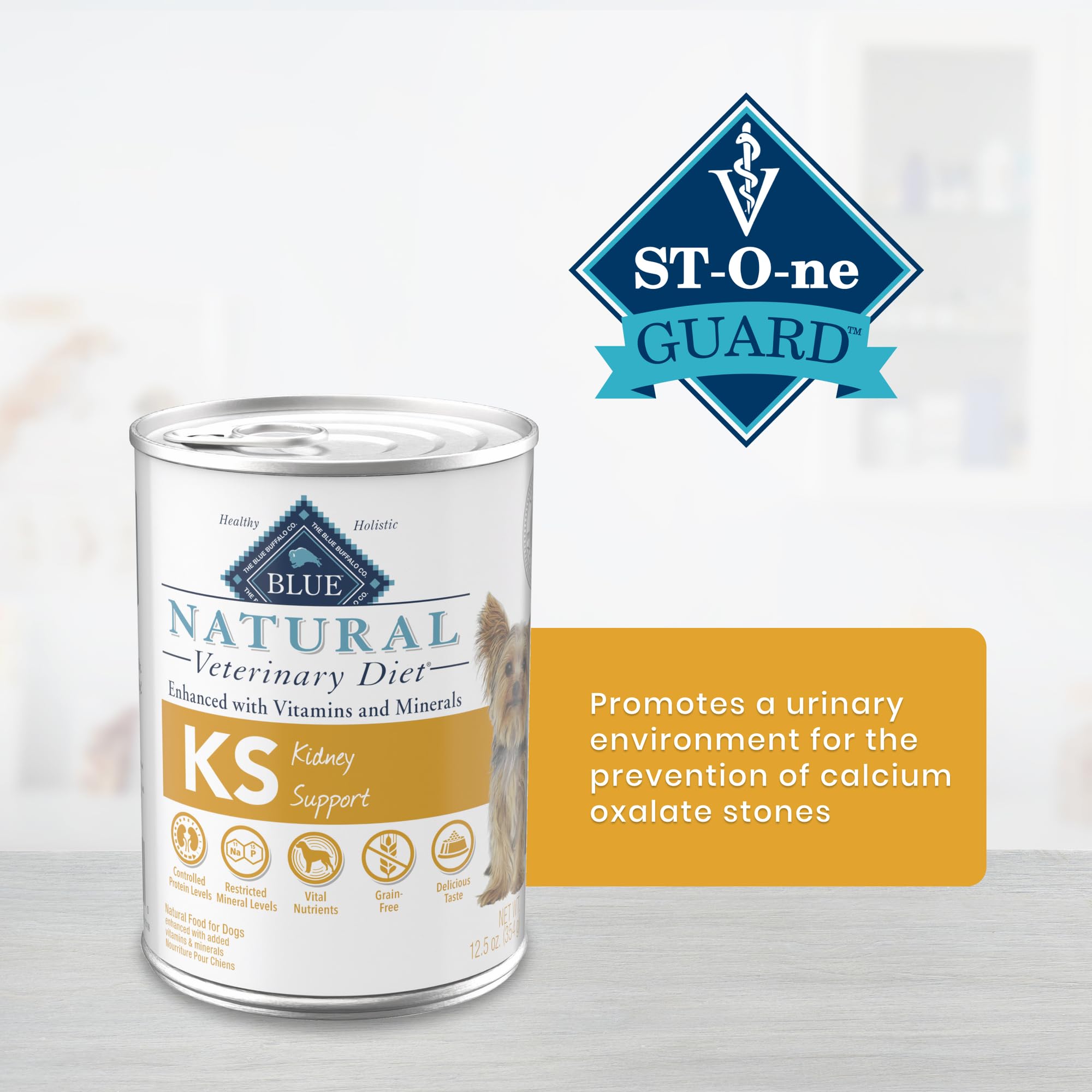 Blue Buffalo KS Kidney Support: sin maíz, trigo ni soja para una digestión más suave