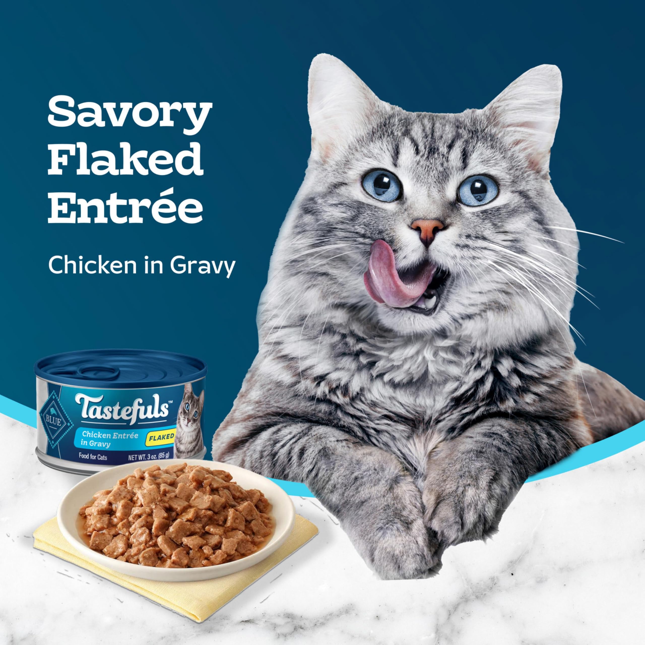 Blue Buffalo Tastefuls: alto contenido de humedad para apoyar la hidratación diaria.