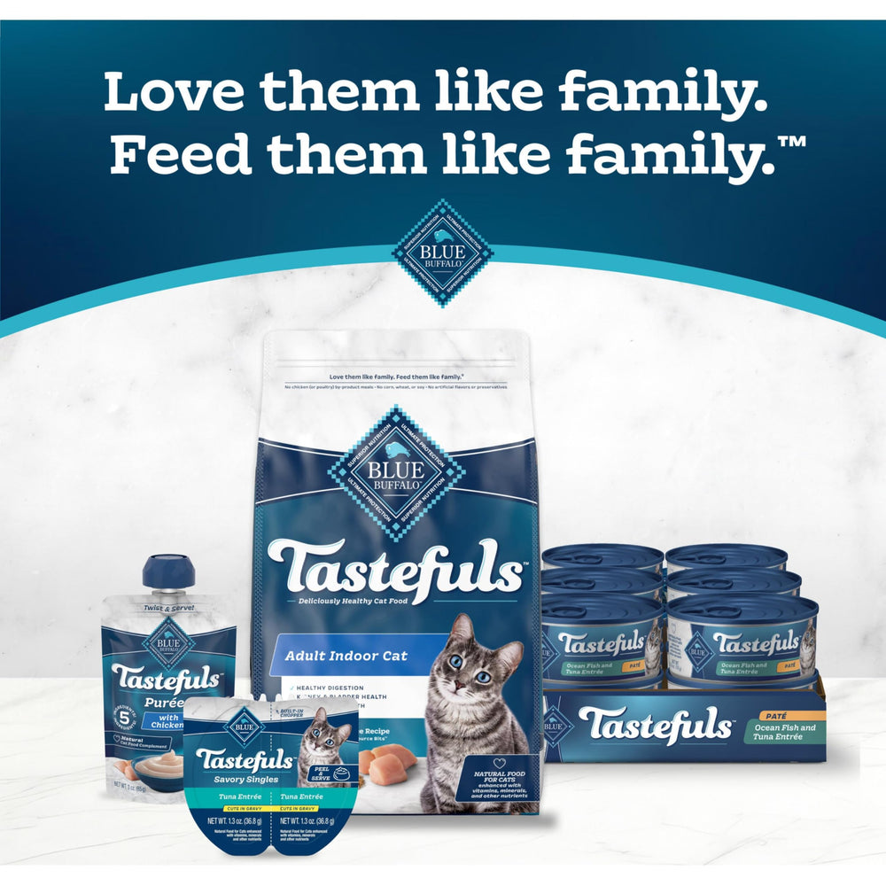 Blue Buffalo Tastefuls: envasado de 24 latas ofrece opción completa para la semana.