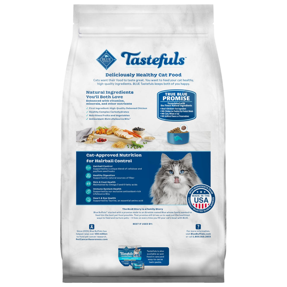 Blue Buffalo Tastefuls, control de bolas de pelo para felinos.