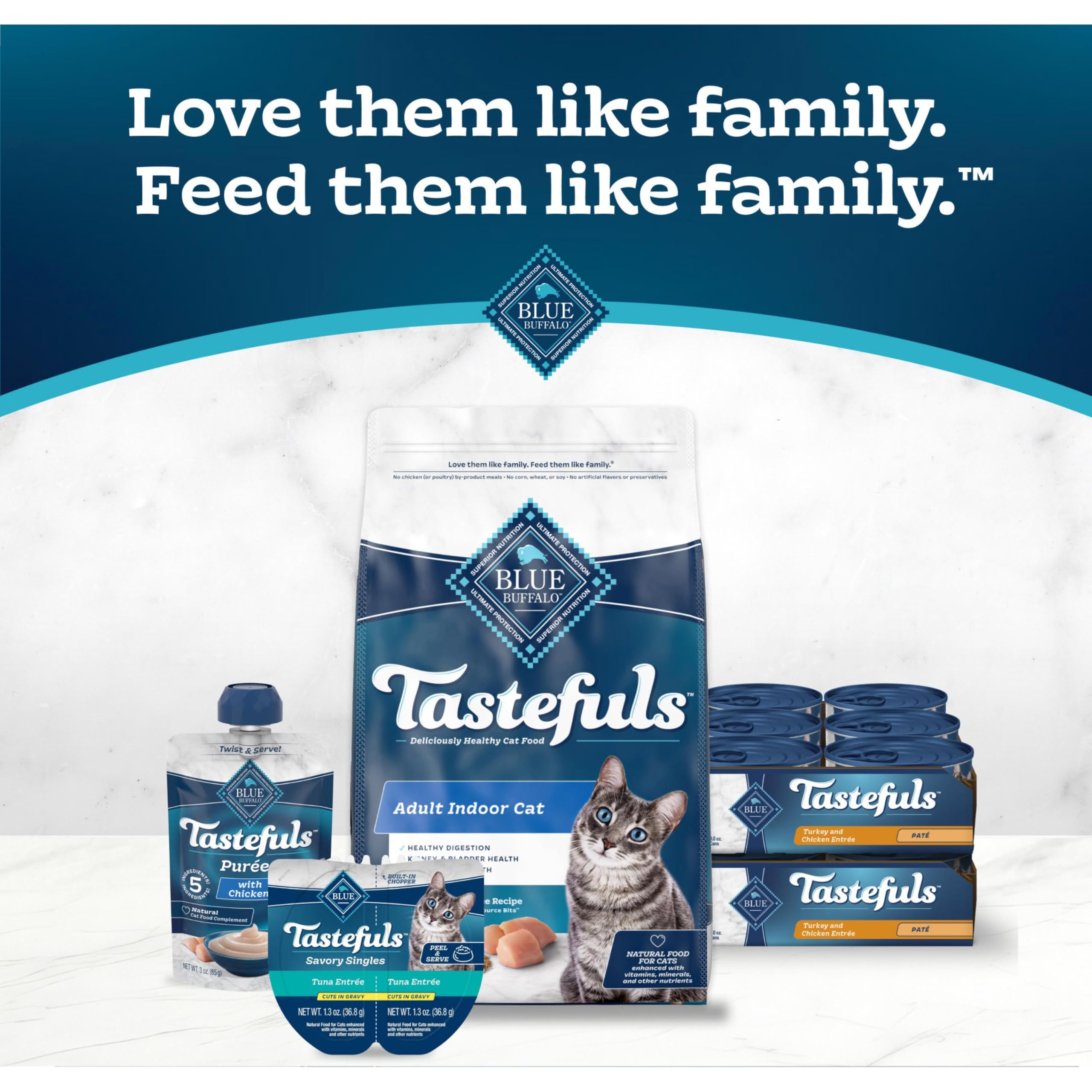 Blue Buffalo Tastefuls: empaque mejorado para resaltar ingredientes