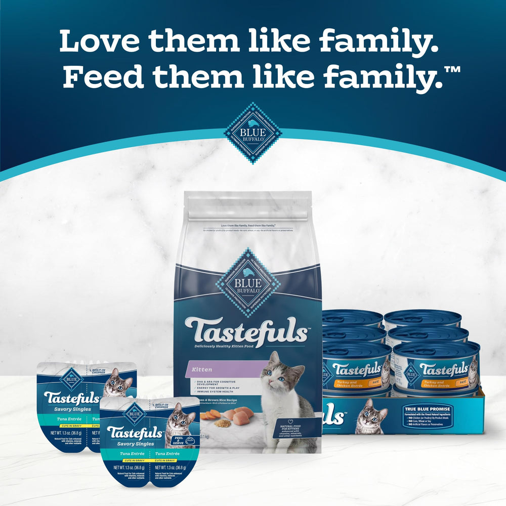 Blue Buffalo Tastefuls energía y crecimiento para gatitos activos