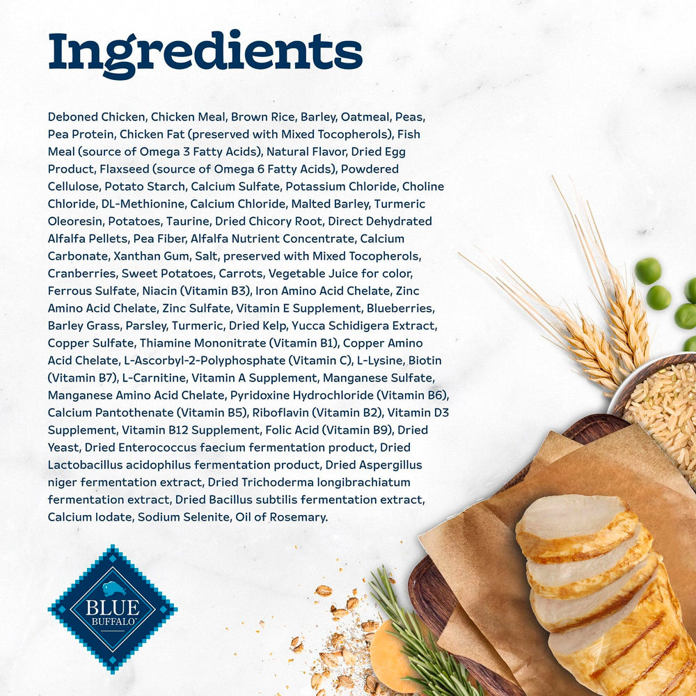 Blue Buffalo Tastefuls Gravy Experience ingredientes naturales para una comida equilibrada.