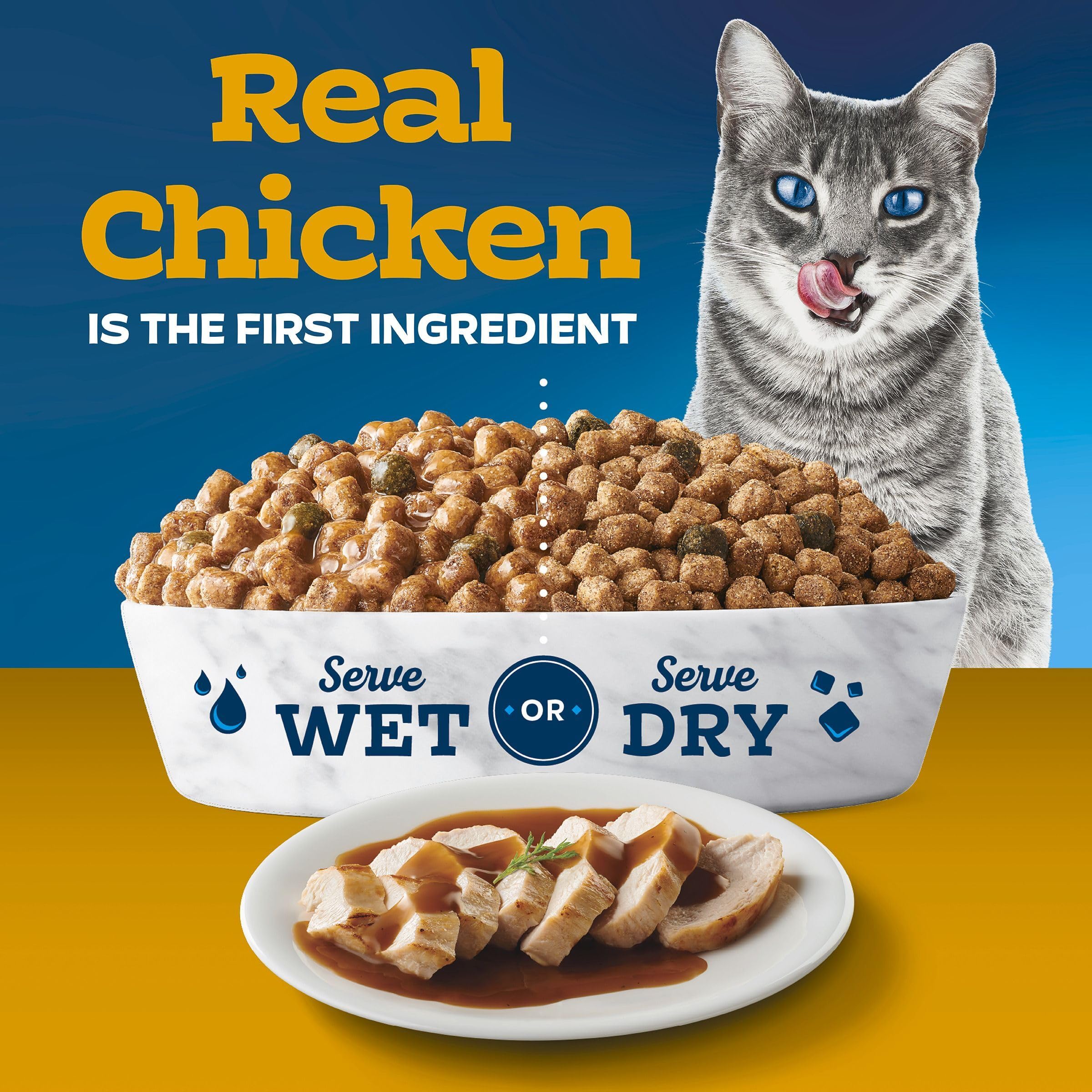 Blue Buffalo Tastefuls Gravy Experience salsa de gravy real para mayor sabor.