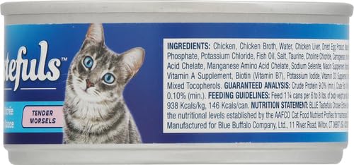 Blue Buffalo Tastefuls: ingredientes-naturales, sin subproductos para una dieta limpia.