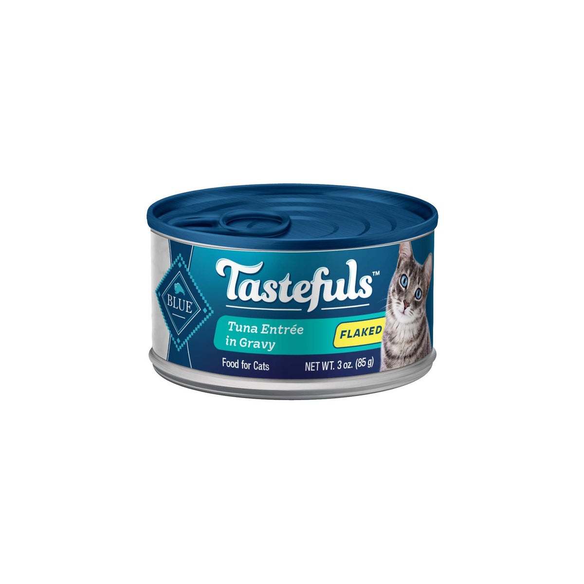 Blue Buffalo Tastefuls: lata de atún en gravy para sabor y humedad.