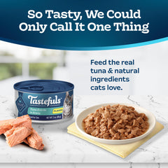 Blue Buffalo Tastefuls: lata de atún natural para ingredientes simples y sabrosos.