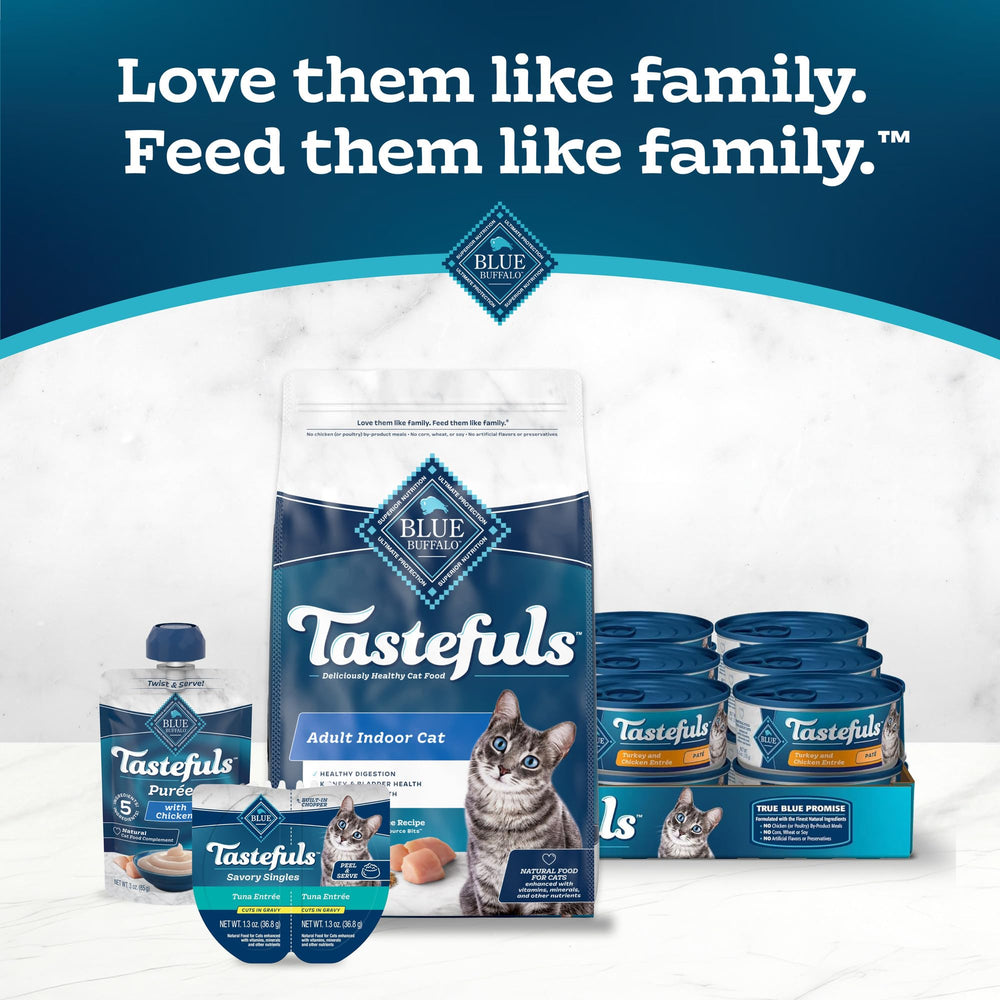 Blue Buffalo Tastefuls porciones de pollo sin subproductos, opción natural