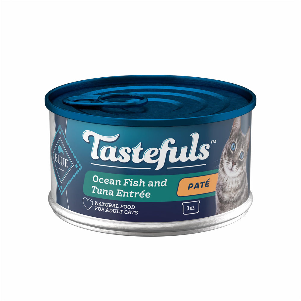 Blue Buffalo Tastefuls pate-pescado-blanco: paté suave con pescado real para cada comida.