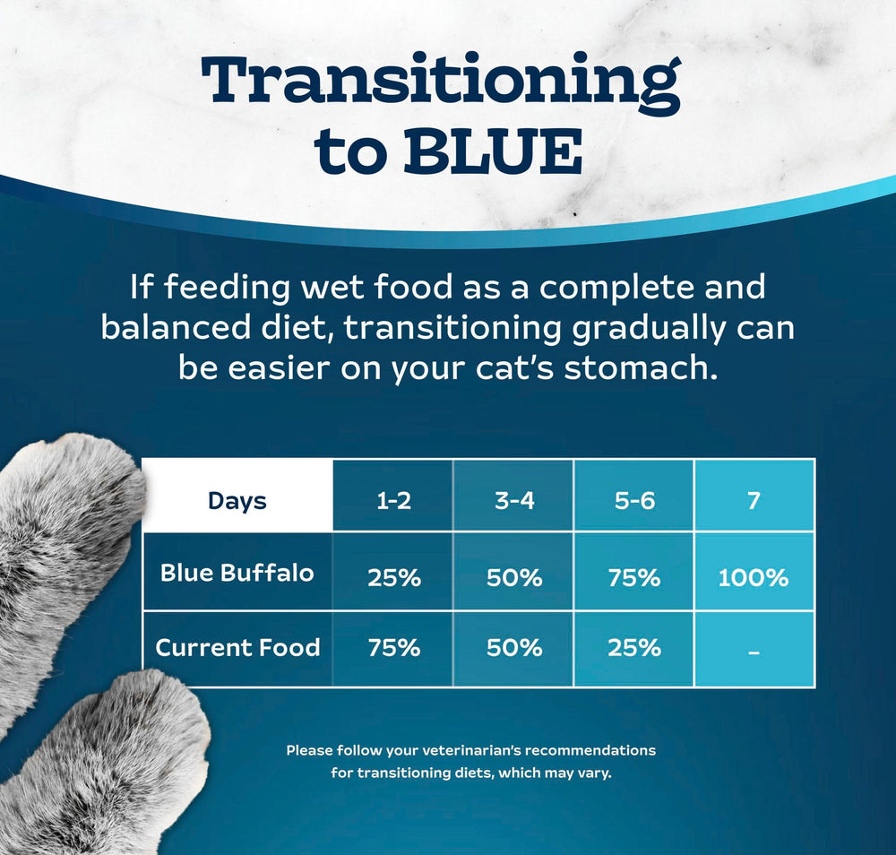 Blue Buffalo Tastefuls Paté para gatitos servido en plato con aroma apetitoso