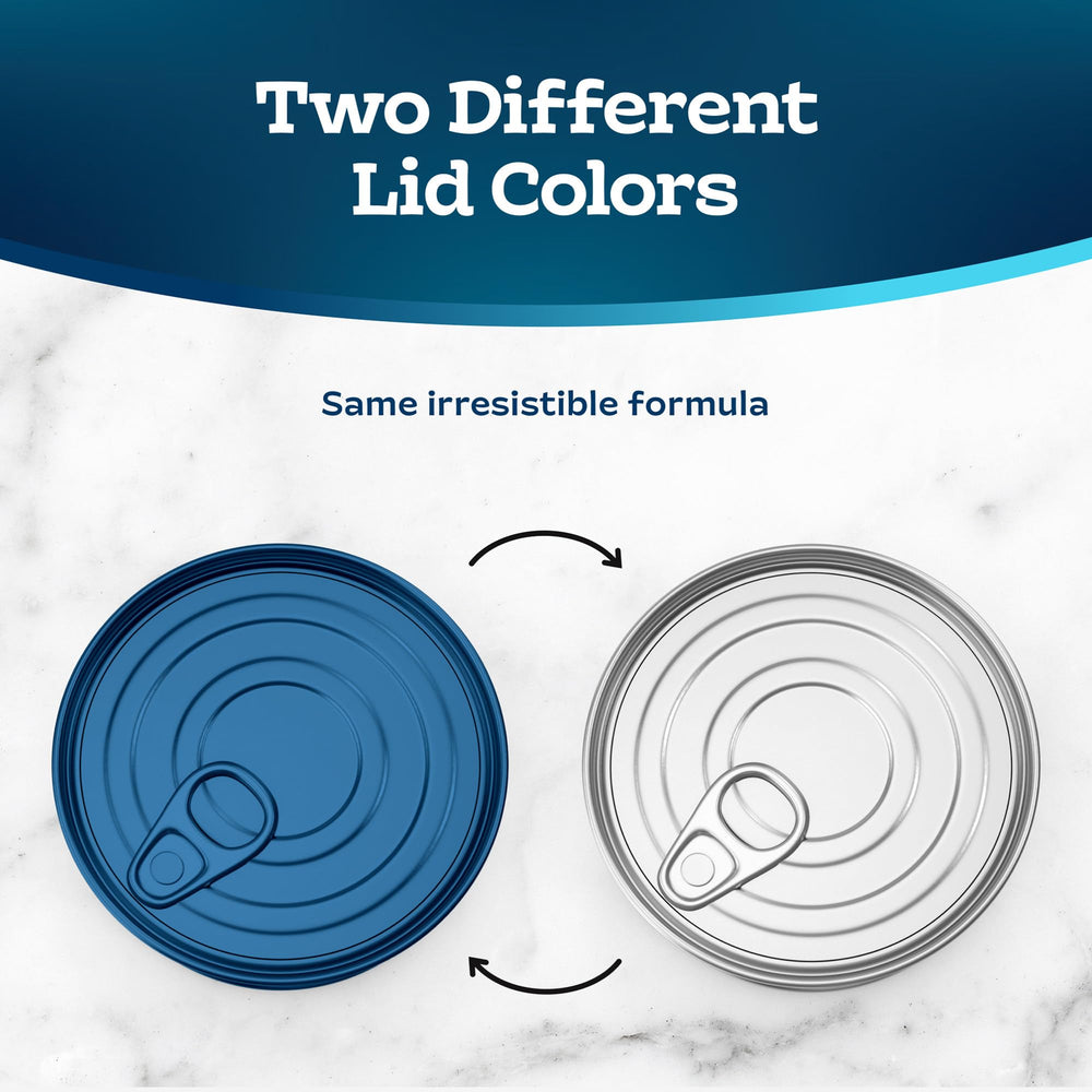 Primer plano de la textura sedosa del paté Blue Buffalo Tastefuls