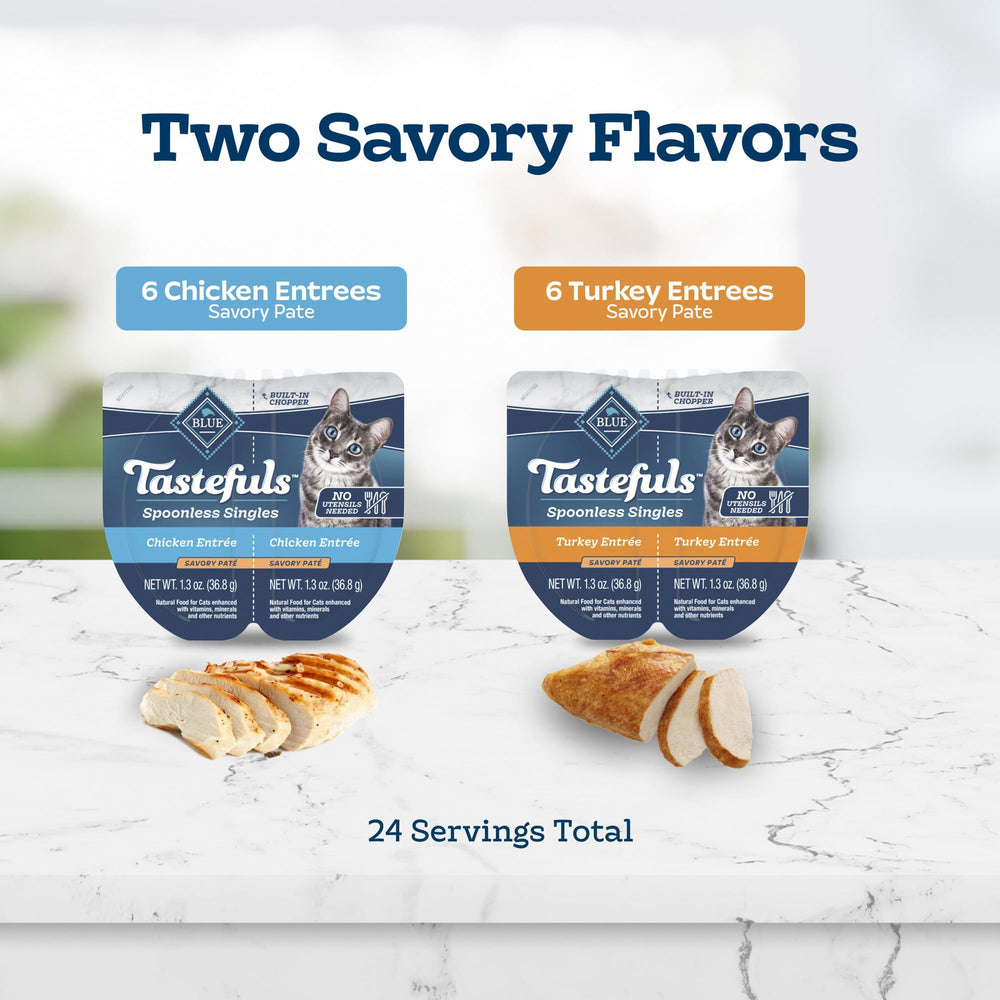 Blue Buffalo Tastefuls pavo pate, opción sabrosa para variedad de la dieta felina
