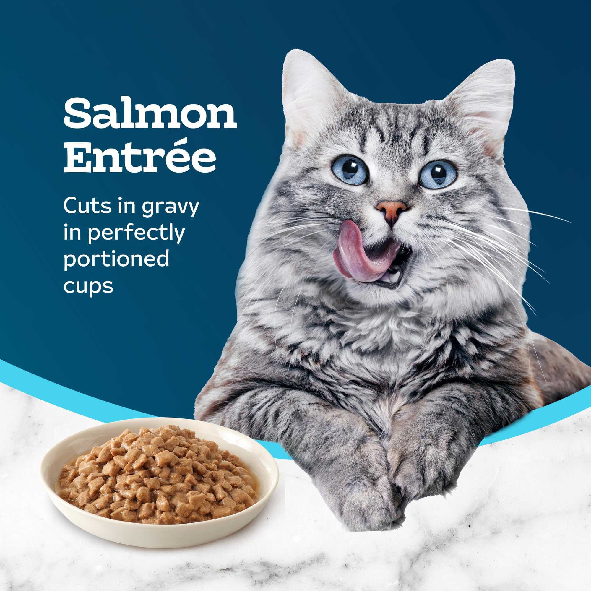 Salmón real como ingrediente principal en Tastefuls.