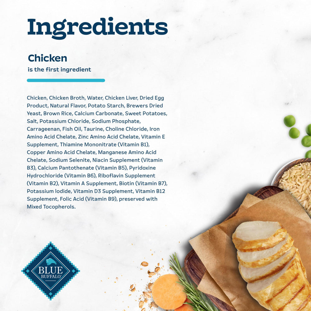 Blue Buffalo Tastefuls: sin subproductos de pollo para una dieta limpia.