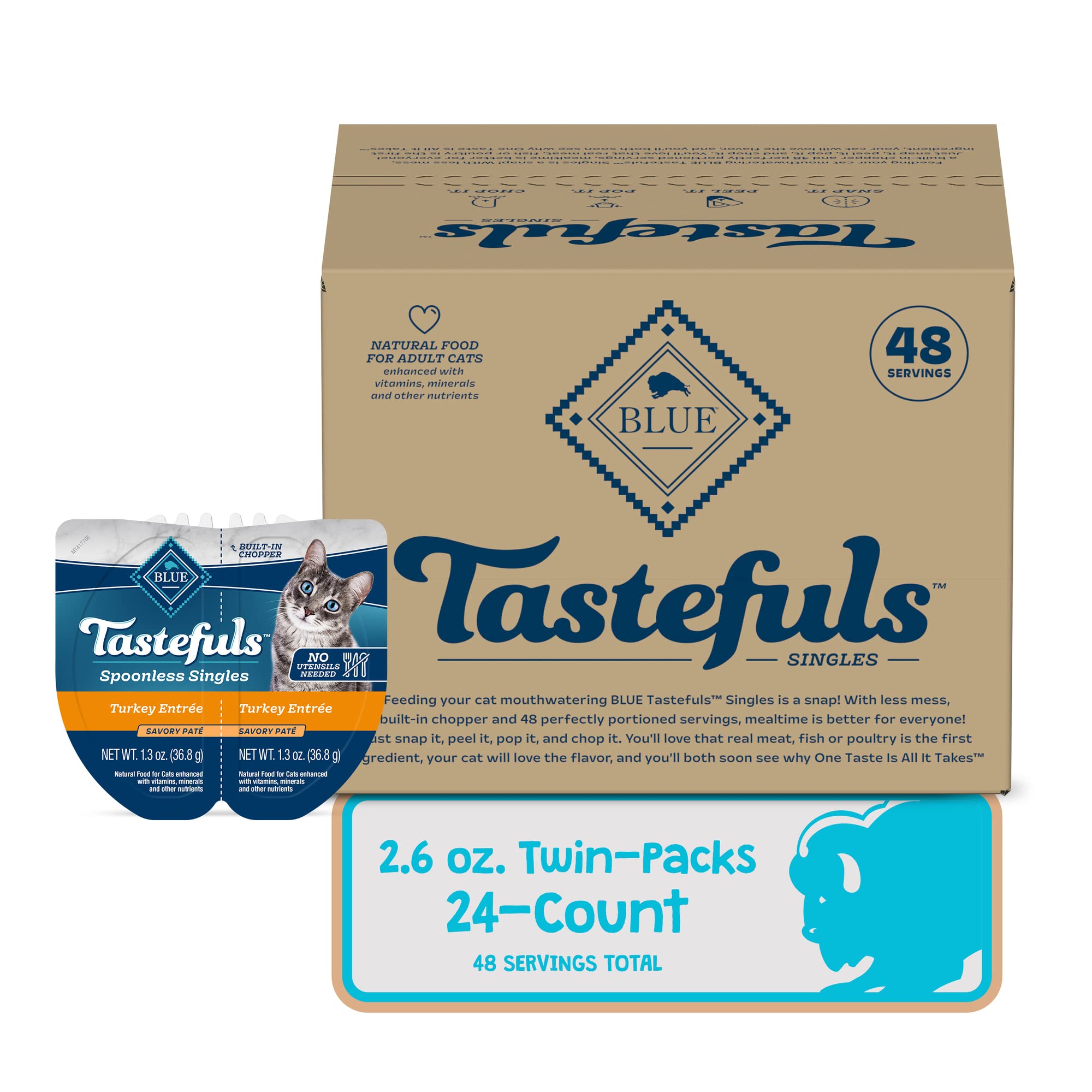 Blue Buffalo Tastefuls texturas paté cremosa para una experiencia suave