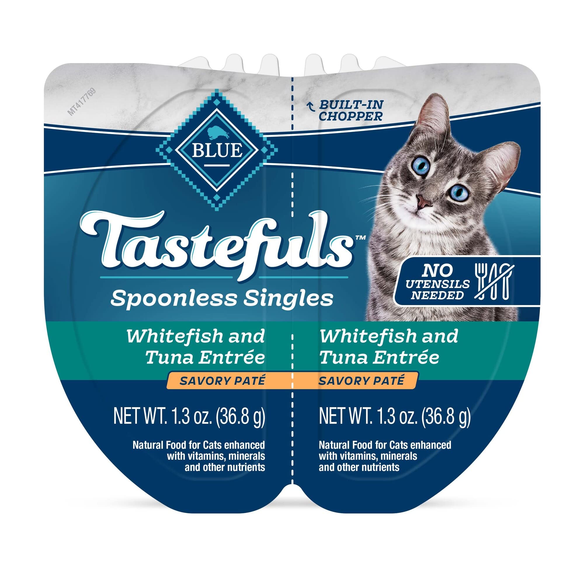 Blue Buffalo Tastefuls Paté, textura seda para gatos exigentes.