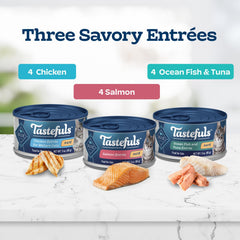 Blue Buffalo Tastefuls Tuna Pate Can helps entice picky eaters with smooth texture
