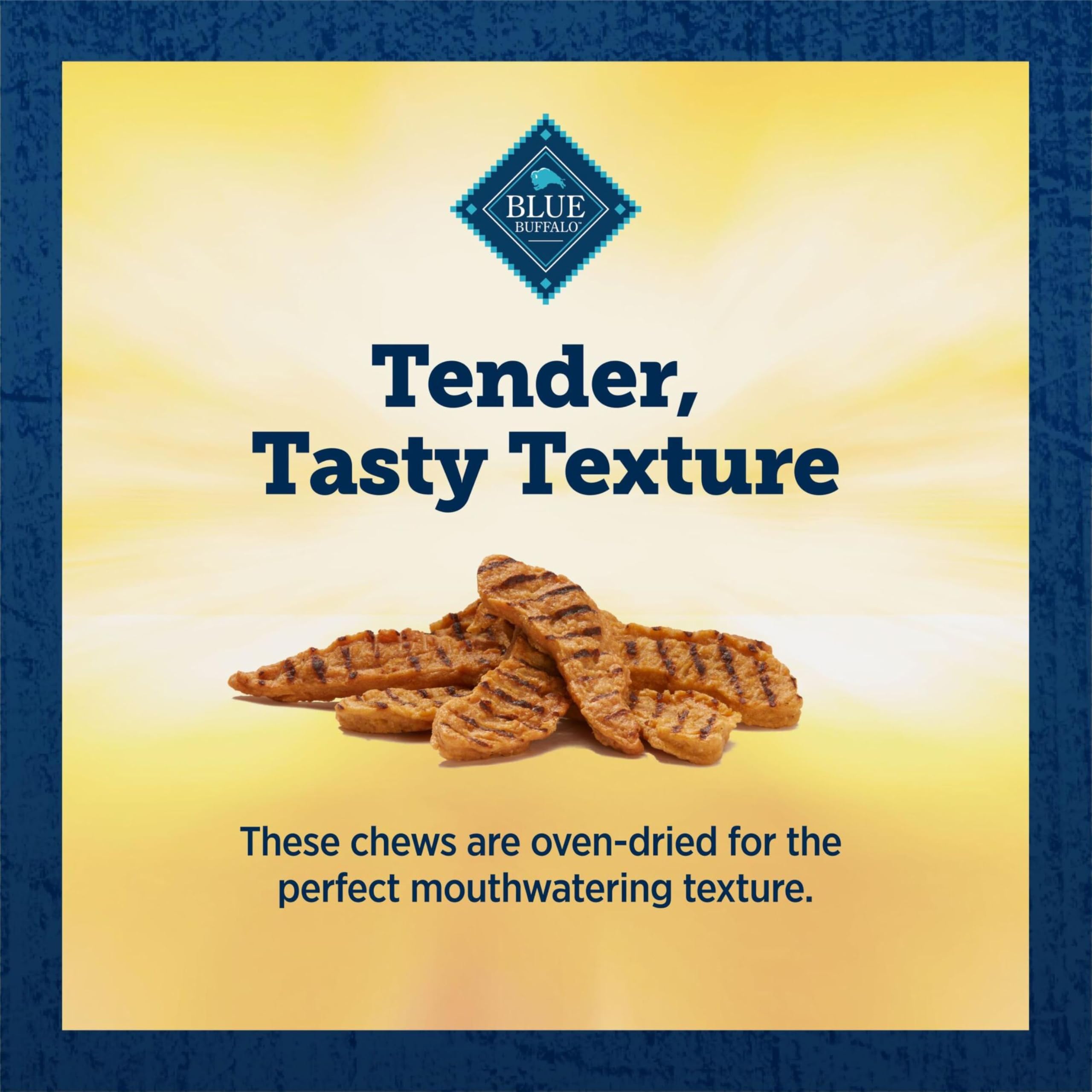 Blue Buffalo True Chews Premium Grillers con ingredientes naturales para perros sanos.