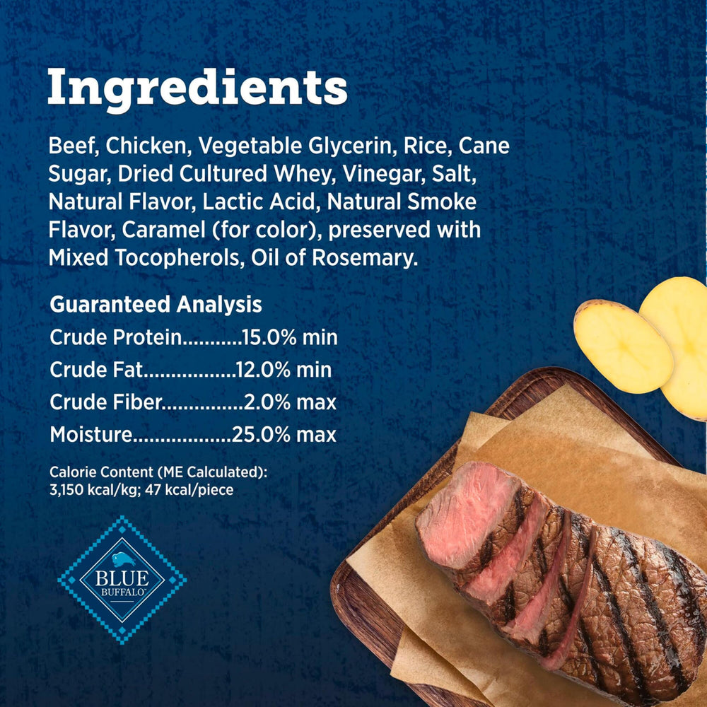 Blue Buffalo True Chews sin conservantes artificiales y sin maíz trigo ni soya