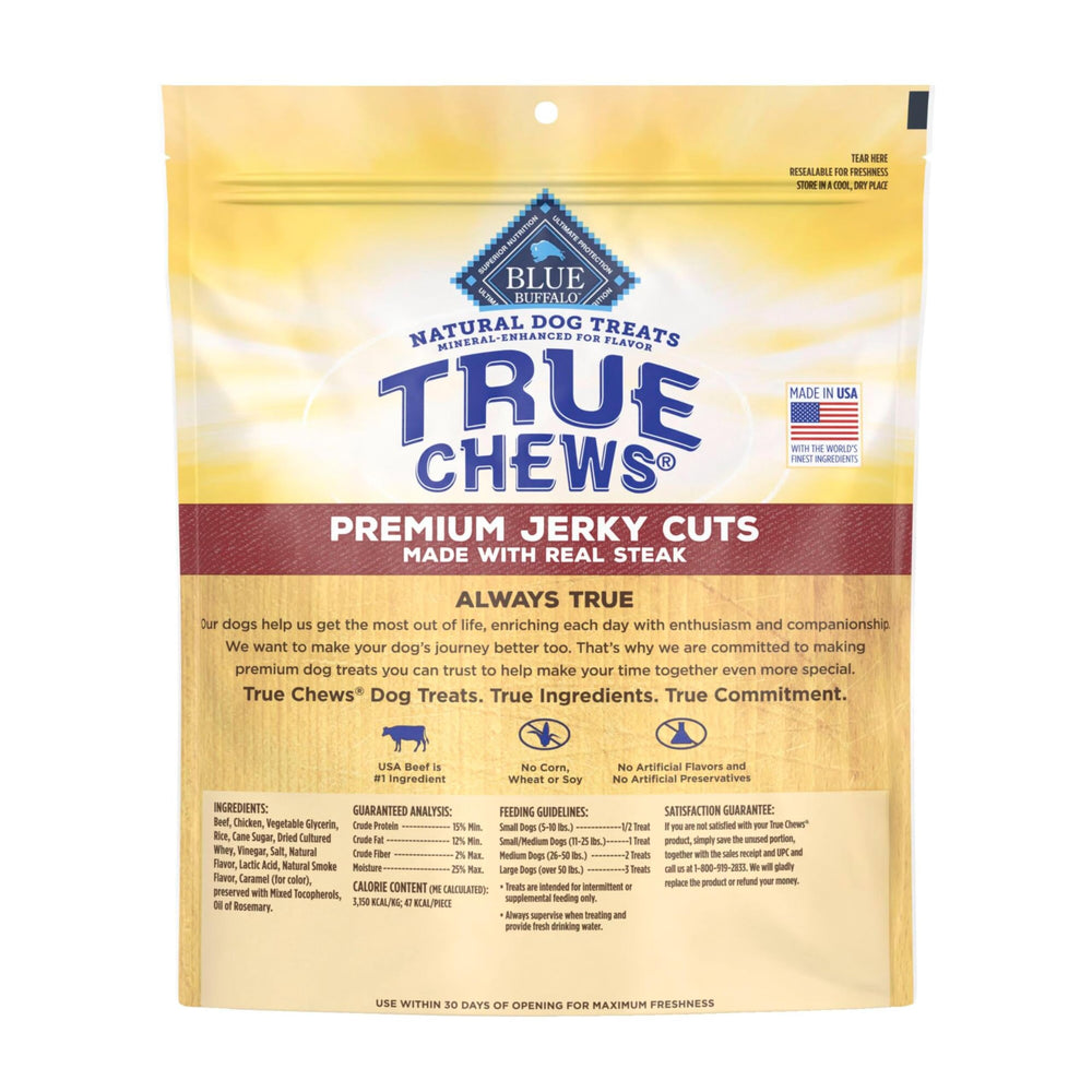Blue Buffalo True Chews textura tierna que encanta a perros de todas las tallas