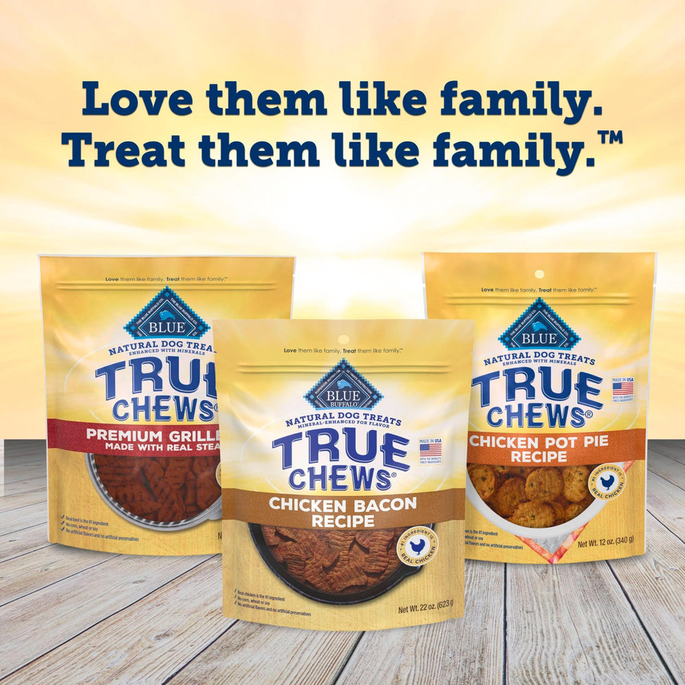 Blue Buffalo True Chews guía de uso diario y recompensa positiva