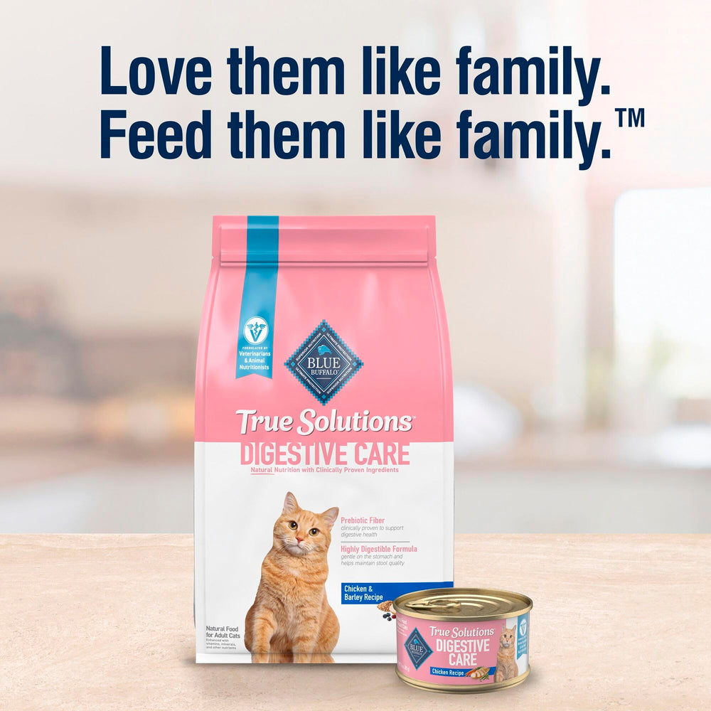 Blue Buffalo True Solutions Digestive Care: hecho en Estados Unidos para control de calidad.