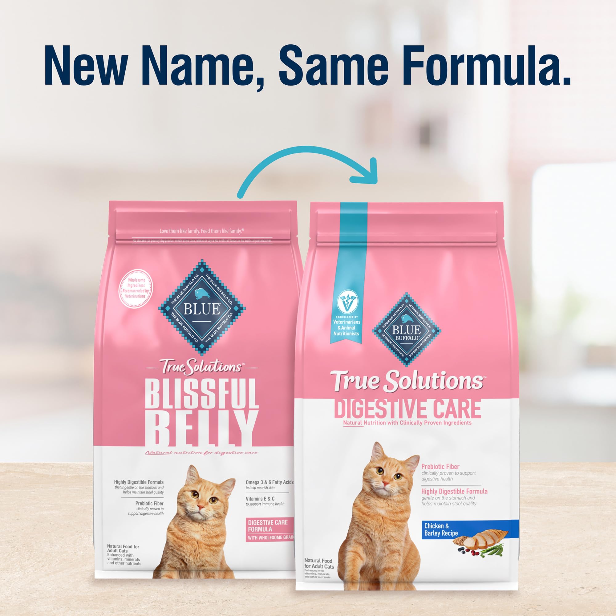 Pollo real como primer ingrediente en Blue Buffalo True Solutions Digestive Care