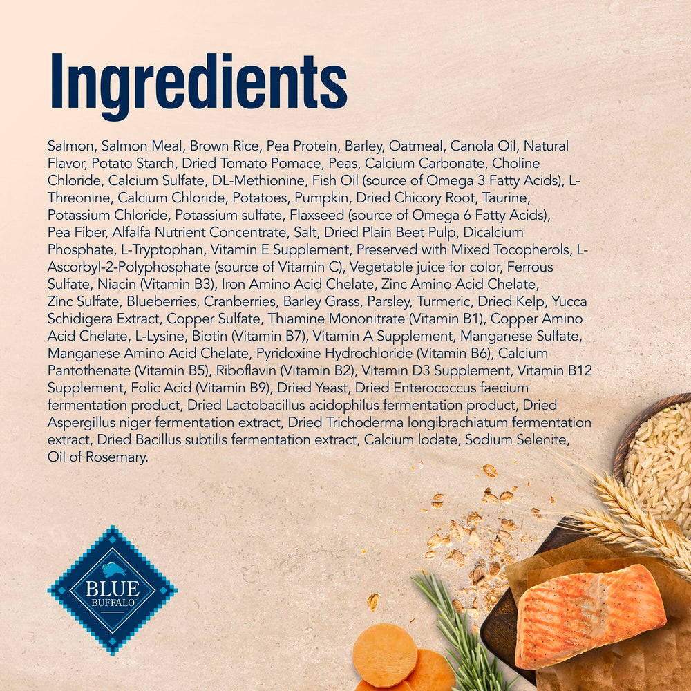 Blue Buffalo True Solutions sin maíz trigo ni soya para dietas simples