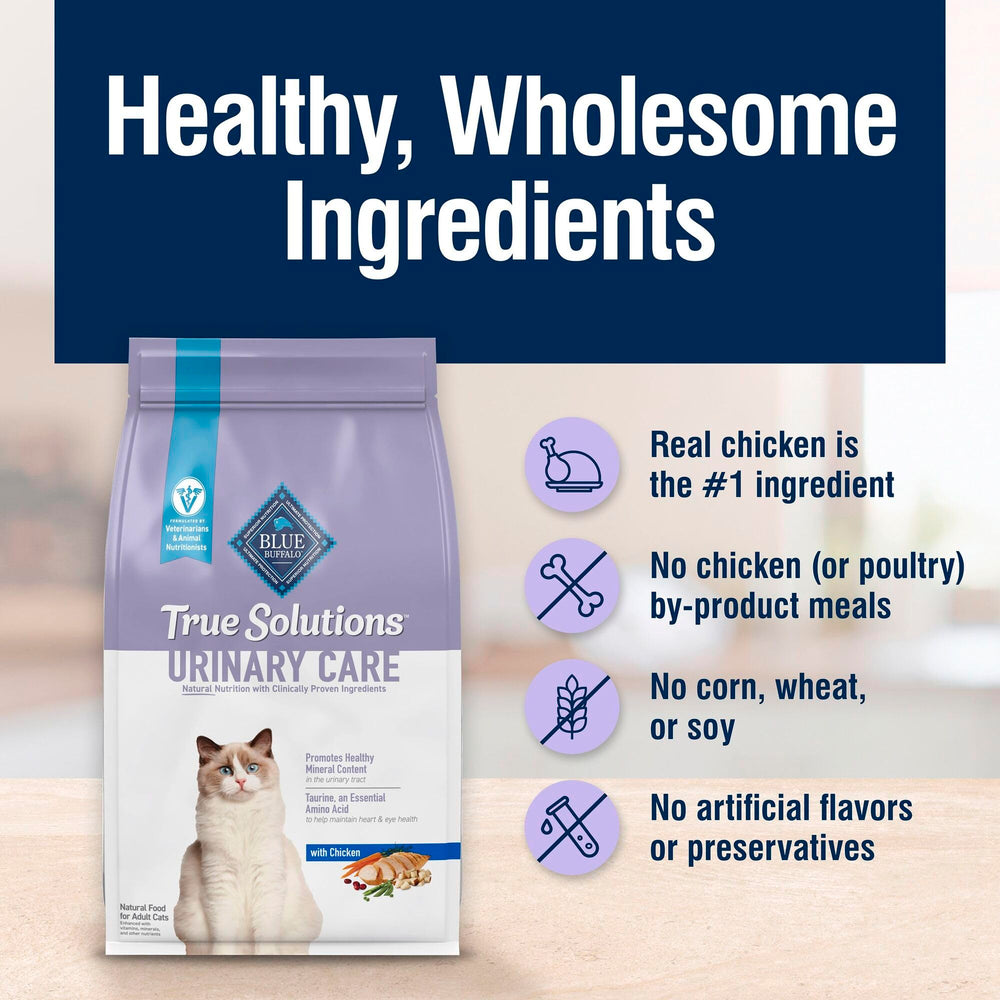 Blue Buffalo True Solutions Urinary Care, LifeSource Bits añaden antioxidantes y vitaminas.