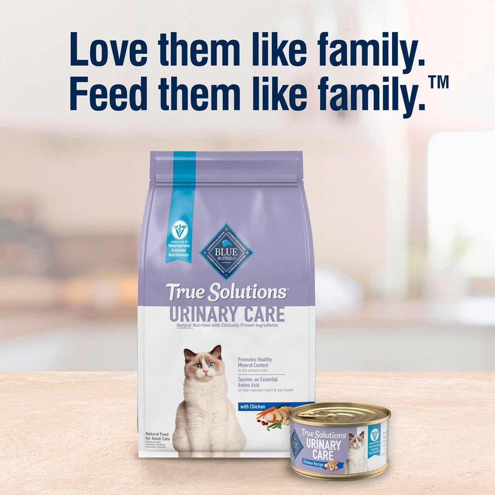 Blue Buffalo True Solutions Urinary Care, proteína de pollo de alta calidad para una dieta equilibrada.