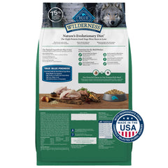 Blue Buffalo Wilderness proteína alta ayuda a mantener músculos fuertes y energía sostenida.