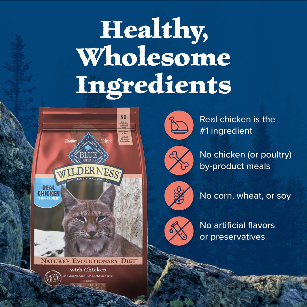 Antioxidantes naturales en Blue Buffalo Wilderness con frutos rojos y zanahoria.
