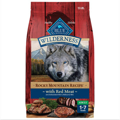 Blue Buffalo Wilderness carne real primer ingrediente, ayuda a músculos fuertes en perros