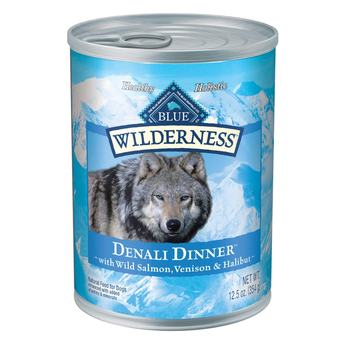 Blue Buffalo Wilderness Denali Dinner salmón en lata de 375 g para perros activos