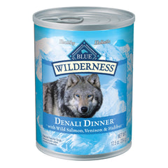 Blue Buffalo Wilderness Denali Dinner salmón en lata de 375 g para perros activos
