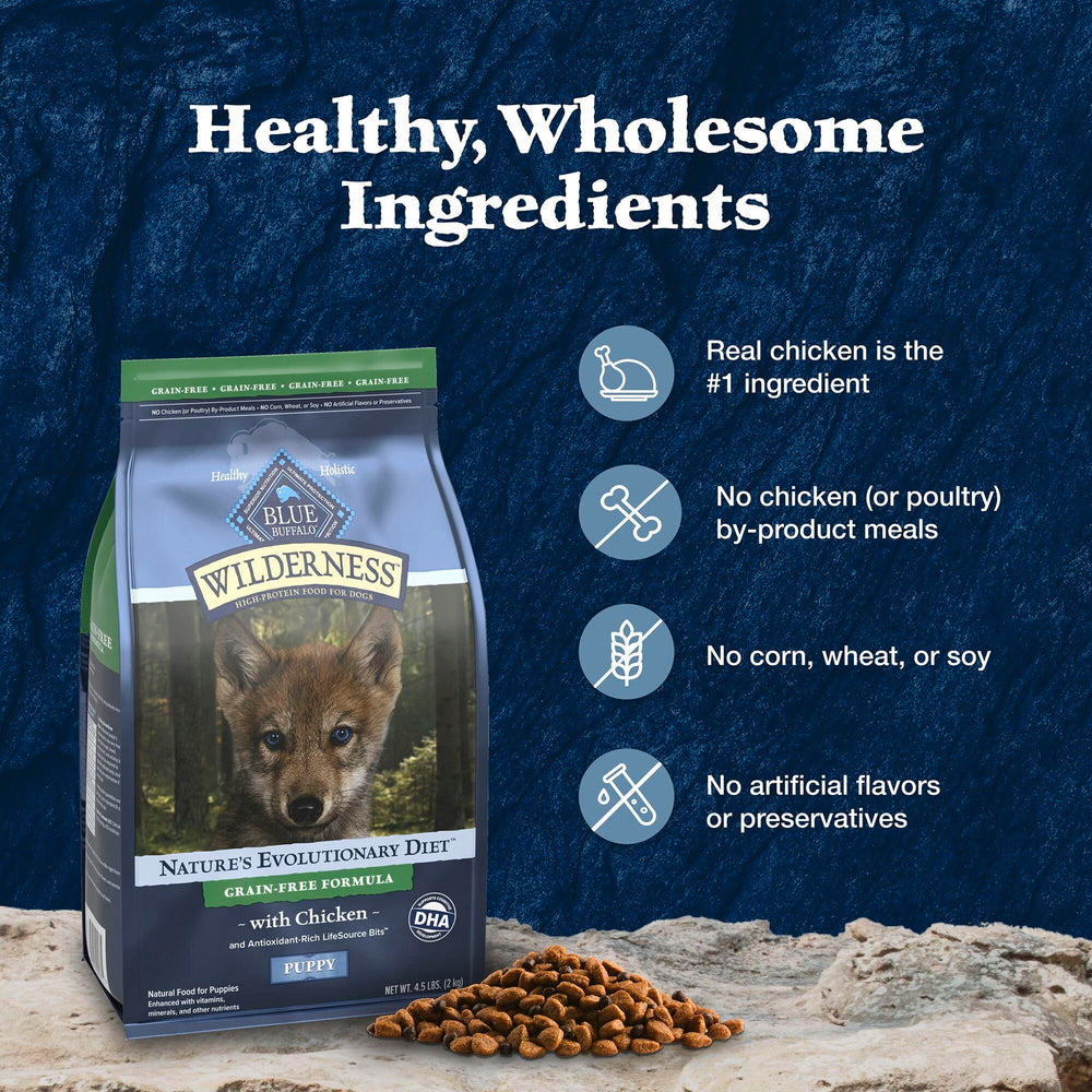 Blue Buffalo Wilderness DHA y ARA para desarrollo cerebral y ocular