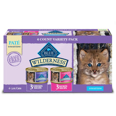 Blue Buffalo Wilderness Gatito, carne real como primer ingrediente para una dieta balanceada.