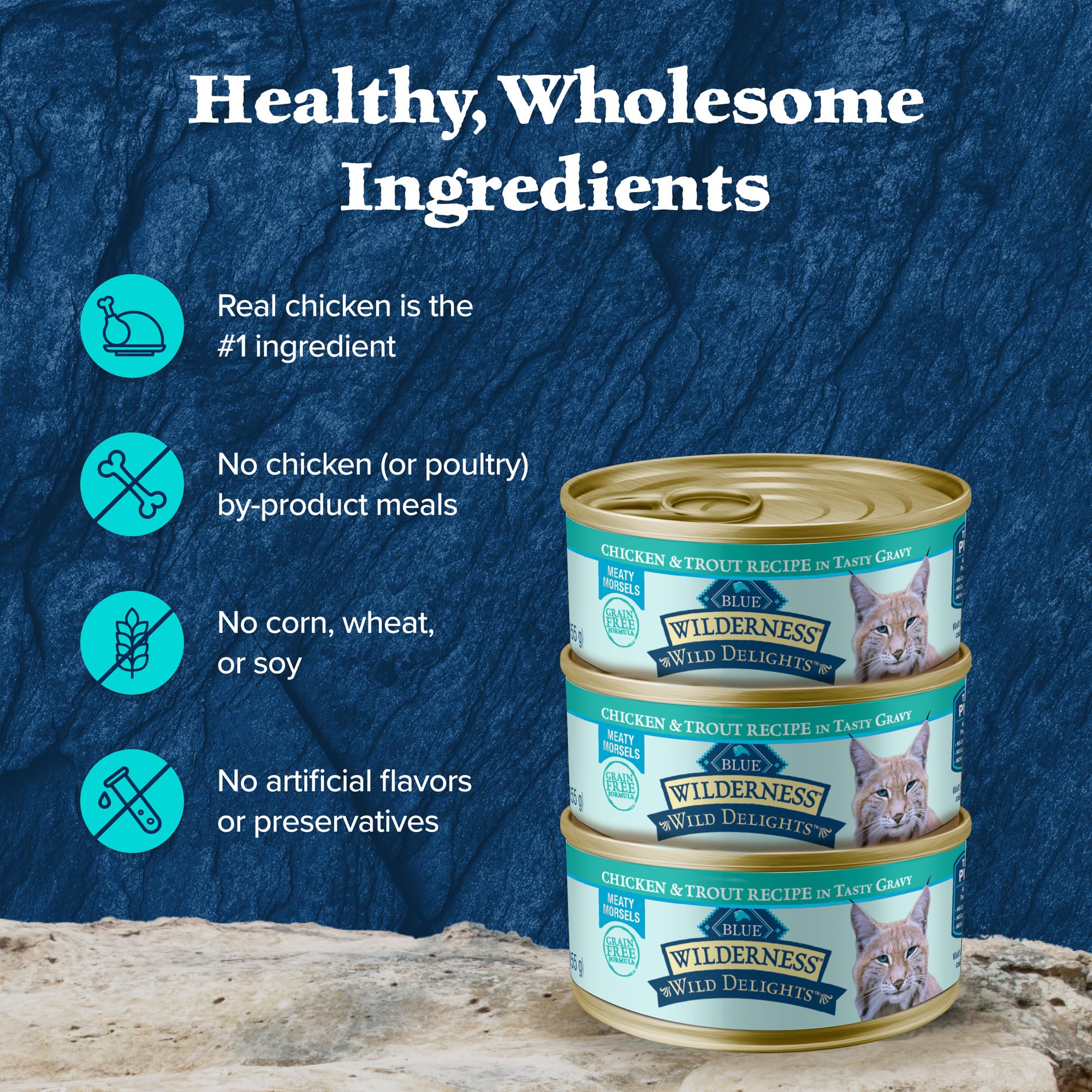 Blue Buffalo Wilderness: ingredientes naturales de alta calidad para una dieta equilibrada.