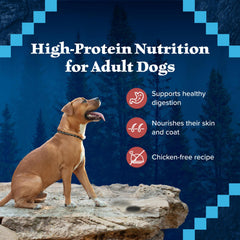 Blue Buffalo Wilderness ingredientes naturales sin aditivos artificiales.