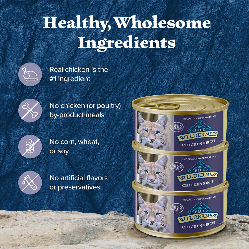 Blue Buffalo Wilderness Pate sin conservantes artificiales