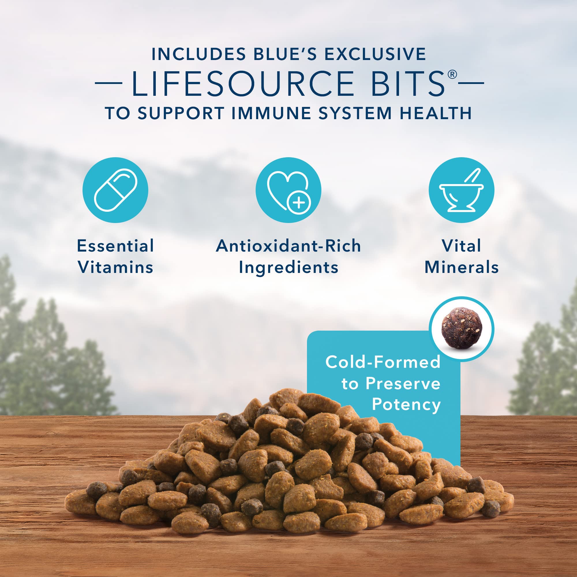 Blue Buffalo Wilderness piezas antioxidantes seleccionadas: apoyo al equilibrio
