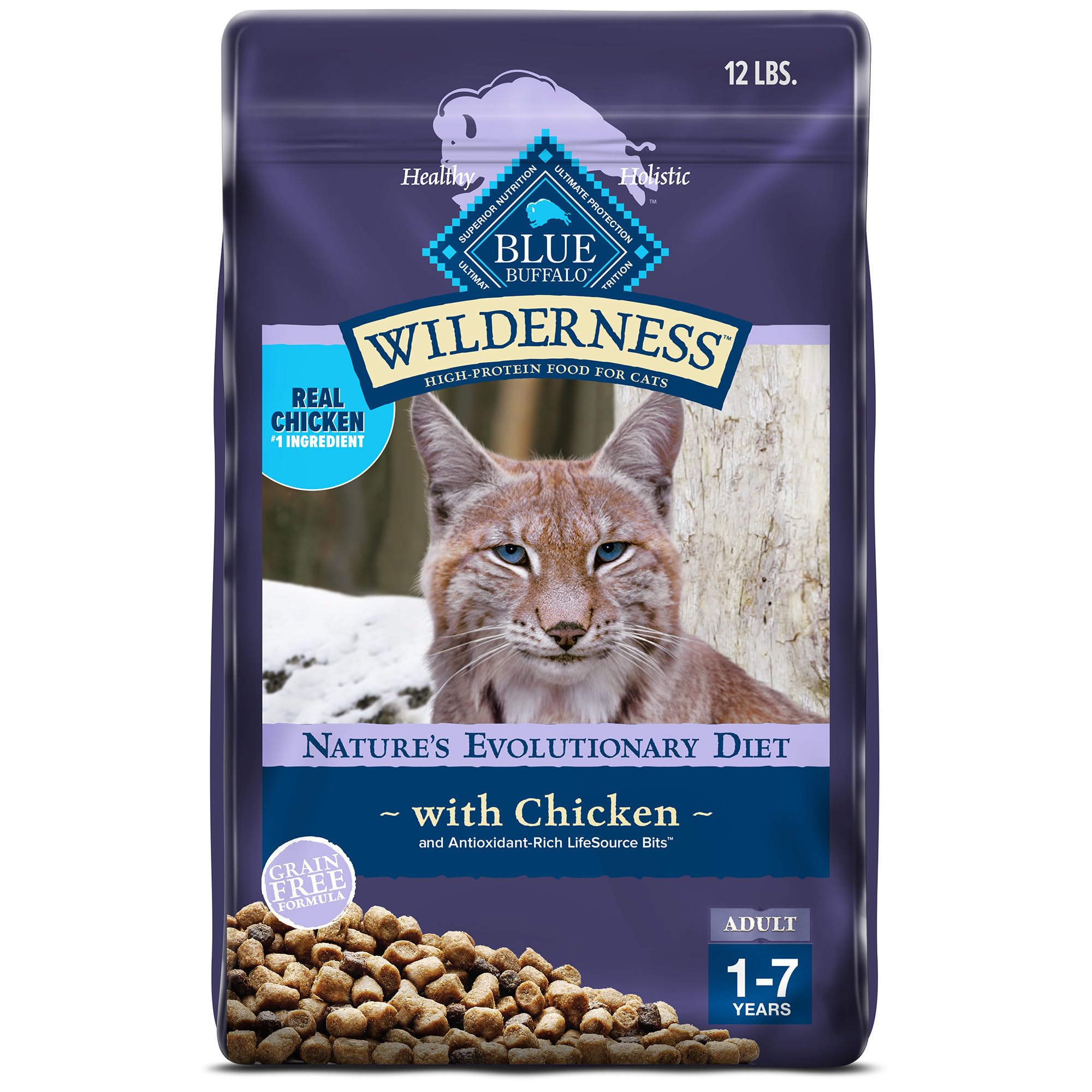 Blue Buffalo Wilderness, pollo real como primer ingrediente para apoyar músculos y sabor