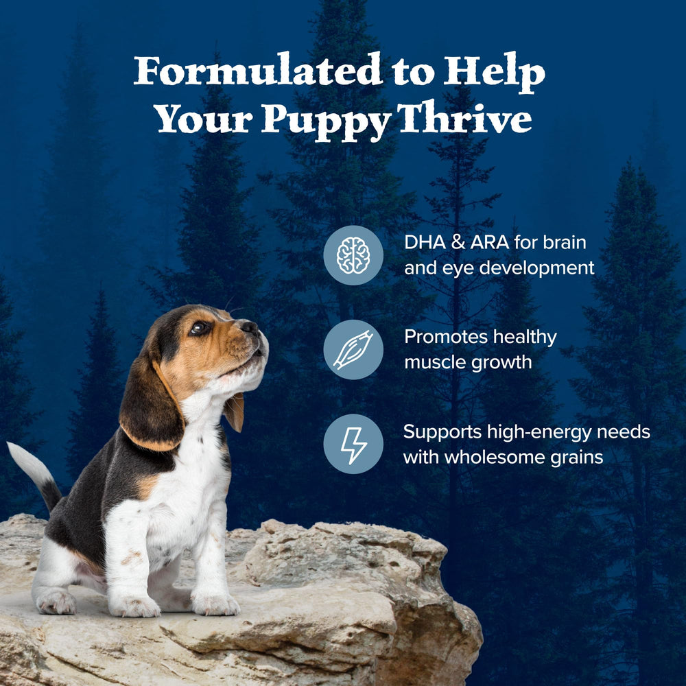 Blue Buffalo Wilderness Puppy ingredientes naturales para una dieta equilibrada.