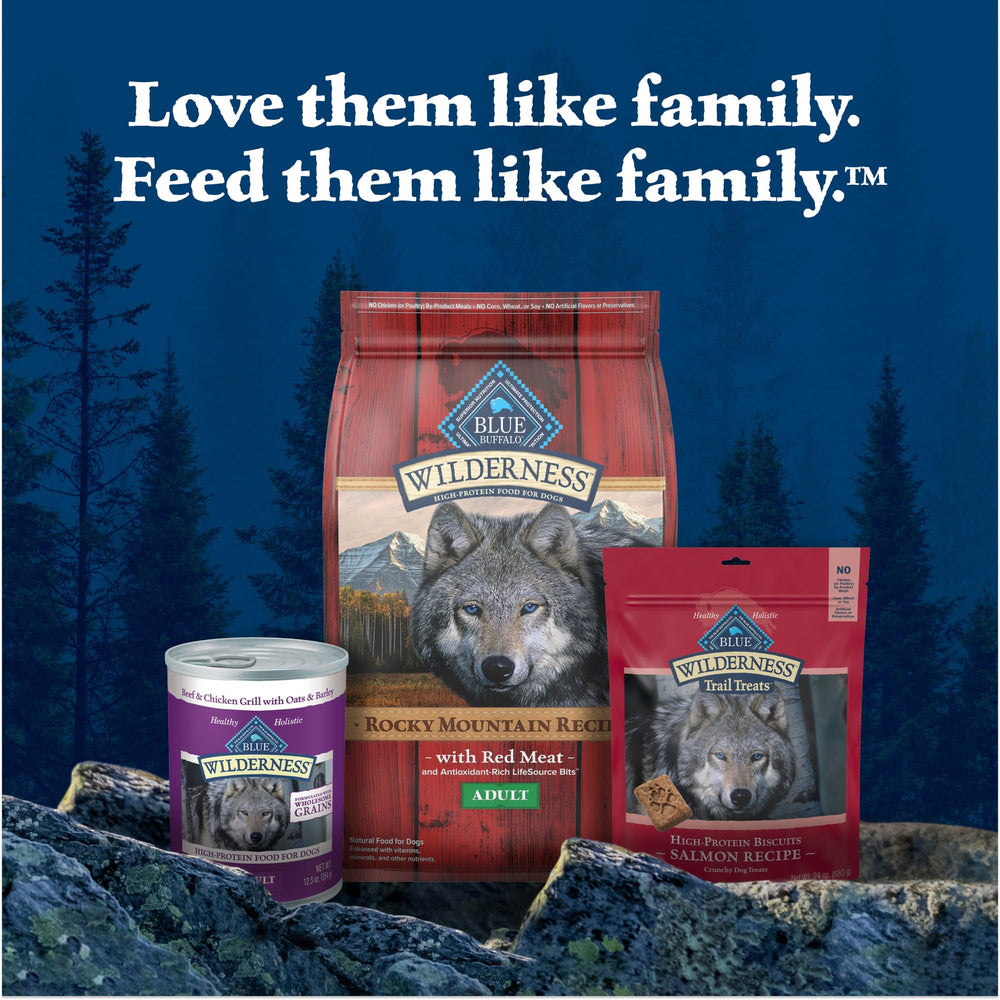 Blue Buffalo Wilderness receta Montaña Rocosa para experiencia de sabor