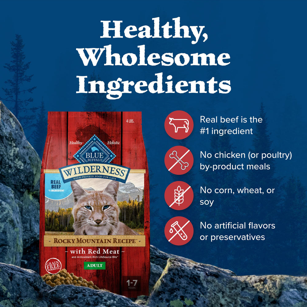 Blue Buffalo Wilderness Rocky Mountain sin maíz trigo ni soja