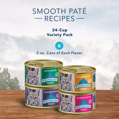 Blue Buffalo Wilderness salmón en paté: textura suave para comer con facilidad.