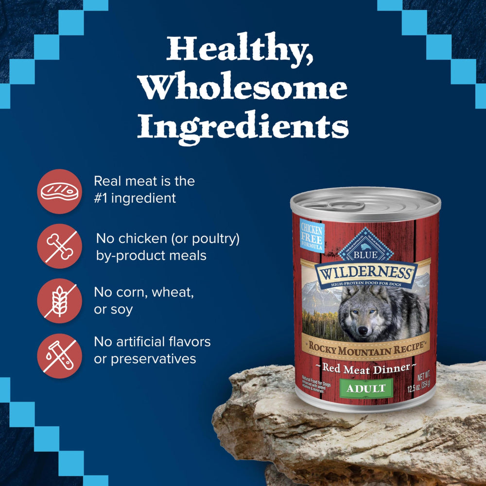 Blue Buffalo Wilderness sin cereales para una dieta libre de granos.
